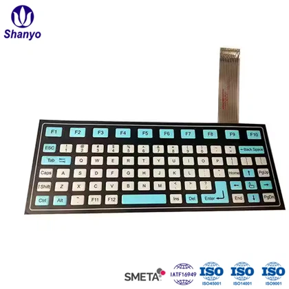 Podświetlany przełącznik membranowy Przełącznik membranowy